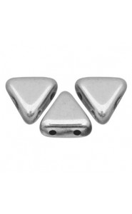 Kheops par Puca® beads Silver alluminium mat 00030-01700
